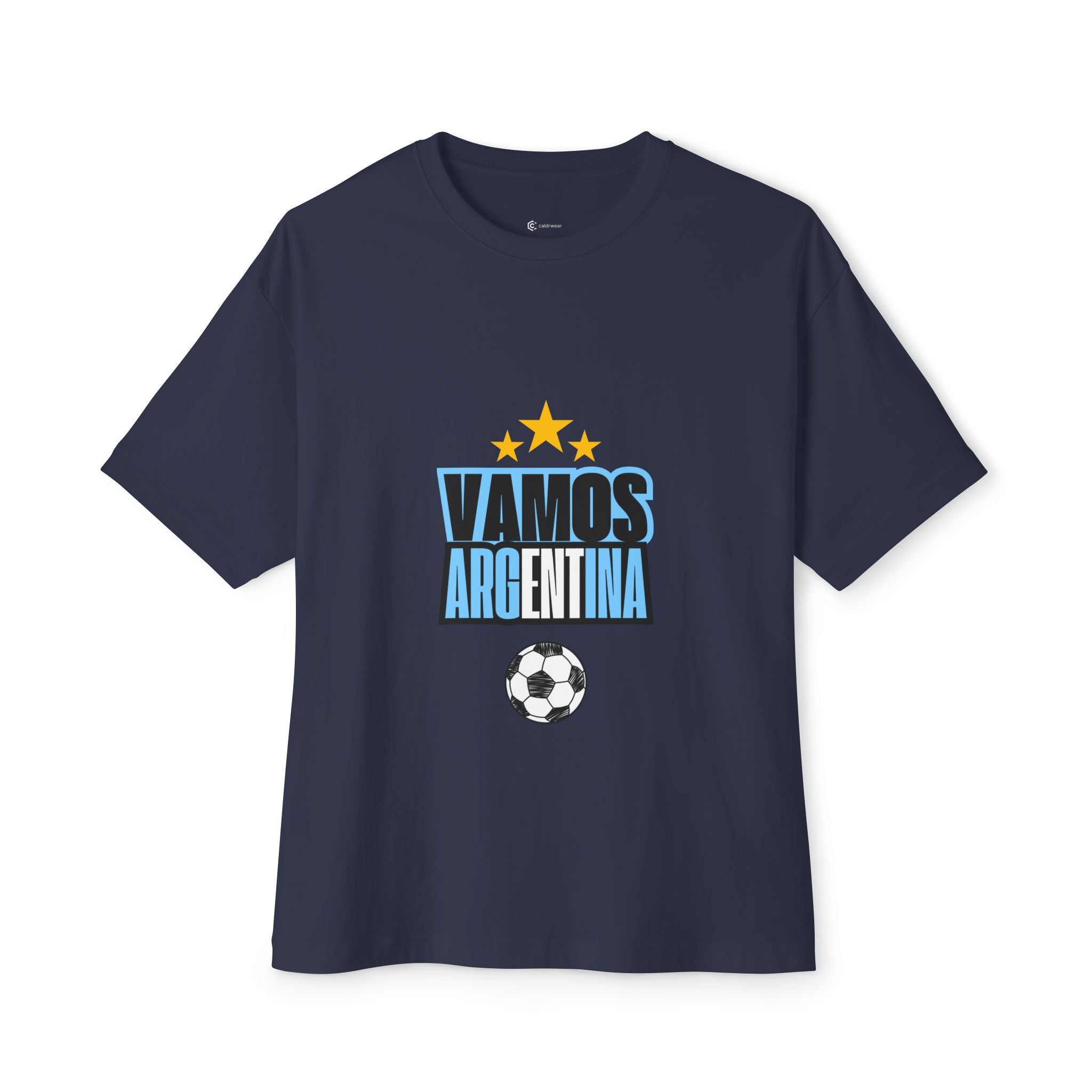 Vamos Argentina Soccer Tee — Sun of May Flag Football Shirt - caldrwear.com