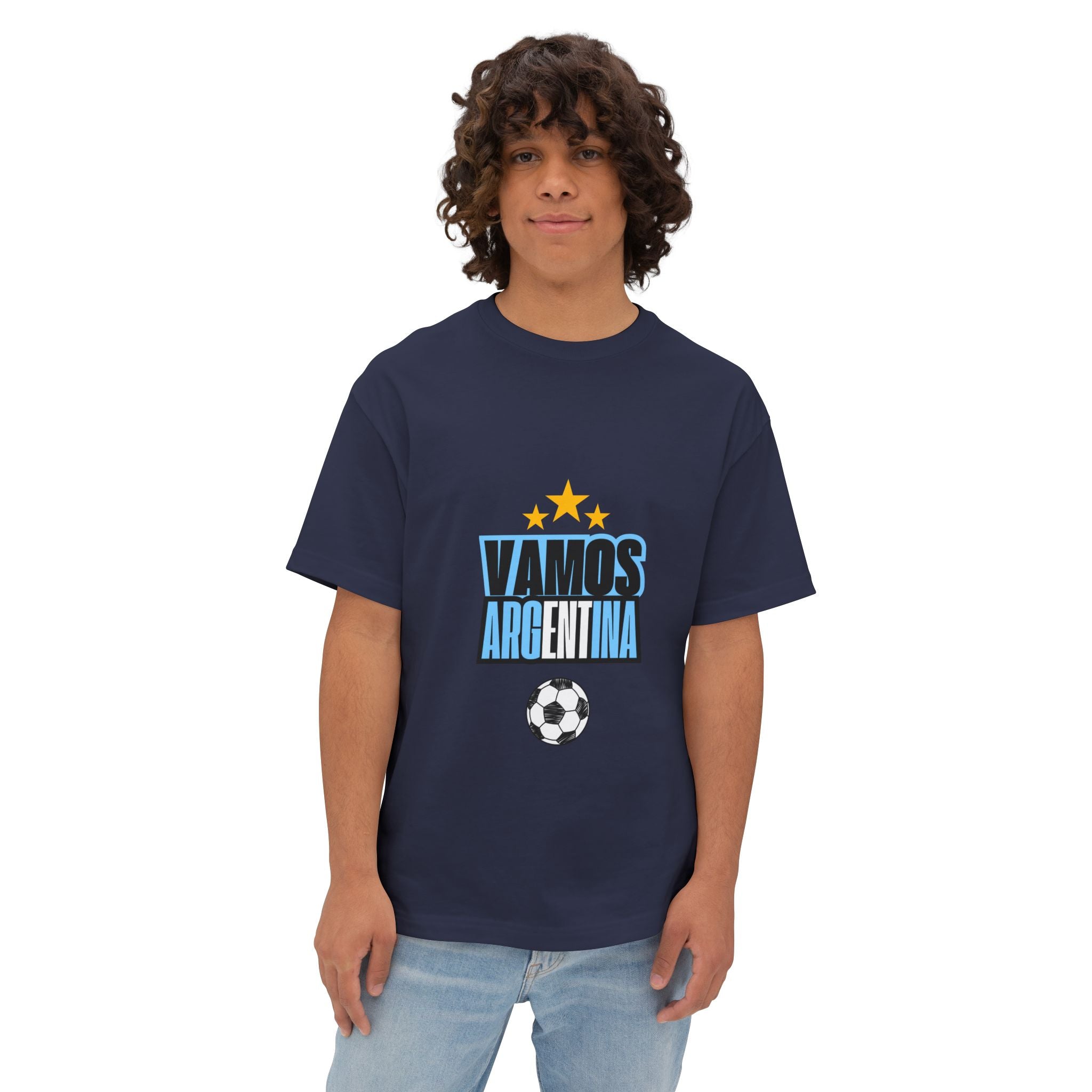 Vamos Argentina Soccer Tee — Sun of May Flag Football Shirt - caldrwear.com